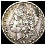 1901-S Silver Morgan Dollar LIGHTLY  CIRCULATED