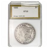 1880 Morgan Silver Dollar PCI VF30