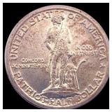 1925 Silver Lexington-Concord Half Dollar UNCIRCUL