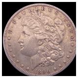 1896-O Silver Morgan Dollar ABOUT UNCIRCULATED