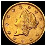 1853 Gold $1 Liberty Head Type 1 HIGH GRADE