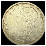 1835 Capped Bust Silver Quarter NICELY  CIRCULATE