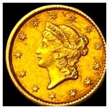 1851 Gold $1 Type 1 CLOSELY UNCIRCULATED