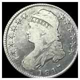 1817 Capped Bust Half Dollar LIGHTLY CIRCULATED