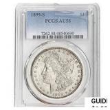 1899-S Morgan Silver Dollar PCGS AU58