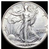 1943 Walking Liberty Half Dollar CLOSELY  UNCIRCU