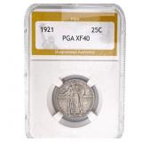 1921 Standing Liberty Quarter PGA XF40