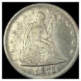 1875 Silver Twenty Cents LIGHTLY CIRCULATED