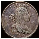1804 Draped Bust Half Cent NEARLY  UNCIRCULATED