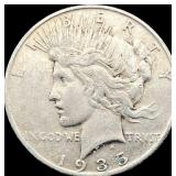 1935 Silver Peace Dollar NEARLY UNCIRCULATED