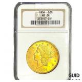 1904 $20 Gold Double Eagle NGC MS64