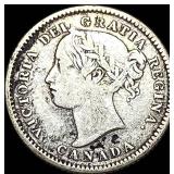 1880-H Canada Silver 10 Cents LIGHTLY  CIRCULATED