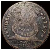 1787 Fugio Cent Copper. NICELY CIRCULATED