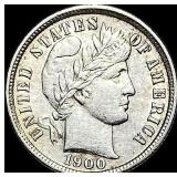 1900-S Silver Barber Dime CLOSELY  UNCIRCULATED