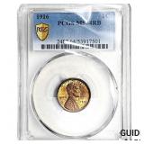 1916 Wheat Cent PCGS MS64 RB