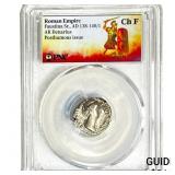 Roman Faustina Sr.,AD 138-140/1 AR Denarius PNC C