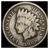 1908-S Indian Head Cent NICELY CIRCULATED
