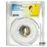 Roman Faustina Sr.,AD 138-140/1 AR Denarius PNC F