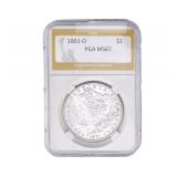 1901-O Morgan Silver Dollar PGA MS67