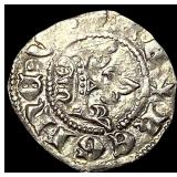 1386-1395 Hungary Silver Denar CLOSELY UNCIRCULATE