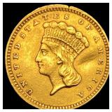 1862 Gold $1 Indian Princess Type 3 HIGH  GRADE
