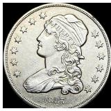 1837 Capped Bust Silver Quarter CLOSELY  UNCIRCUL