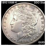 1893 VAM-4 DDO Stars Morgan Silver Dollar HIGH GRA