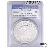 2014-W Walking Liberty Dollar PCGS MS70
