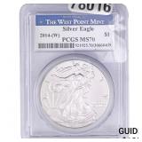 2014-W Walking Liberty Dollar PCGS MS70