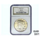 1924-S Silver Peace Dollar NGC AU55