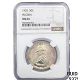 1920 Pilgrim Half Dollar NGC MS64