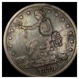 1878-S Silver Trade Dollar LIGHTLY CIRCULATED