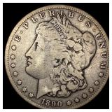 1890-CC Silver Morgan Dollar LIGHTLY CIRCULATED