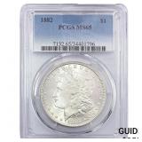 1882 Morgan Silver Dollar PCGS MS65