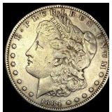 1884-S Silver Morgan Dollar CLOSELY  UNCIRCULATED