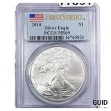 2010 Silver Eagle PCGS MS69