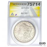 1879-O Morgan Silver Dollar ANACS AU53