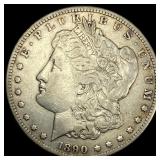 1890-CC Silver Morgan Dollar LIGHTLY  CIRCULATED