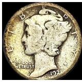1921 Silver Mercury Dime NICELY CIRCULATED