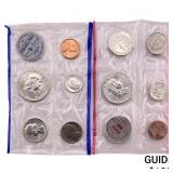 [10 Coins] 1961[P&D] United States Type Set 1C-50C