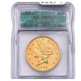 1894-S $20 Gold Double Eagle ICG MS63