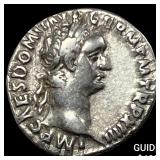 Roman Domitian 81-96 AD Silver Denarius CLOSELY U