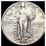 1928-D Standing Liberty Quarter NEARLY  UNCIRCULA