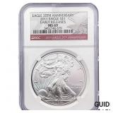 2011 Silver Eagle NGC MS69
