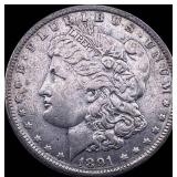 1891-O Silver Morgan Dollar LIGHTLY CIRCULATED