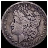 1892-S Silver Morgan Dollar ABOUT UNCIRCULATED