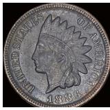 1886 T2 Indian Head Cent NEARLY UNCIRCULATED