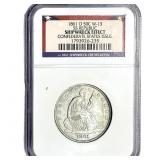 1861-O Seated Liberty Half Dollar NGC Shipwreck