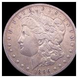 1896-O Silver Morgan Dollar ABOUT UNCIRCULATED