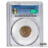 1875 CAC Indian Head Cent PCGS MS65 RB